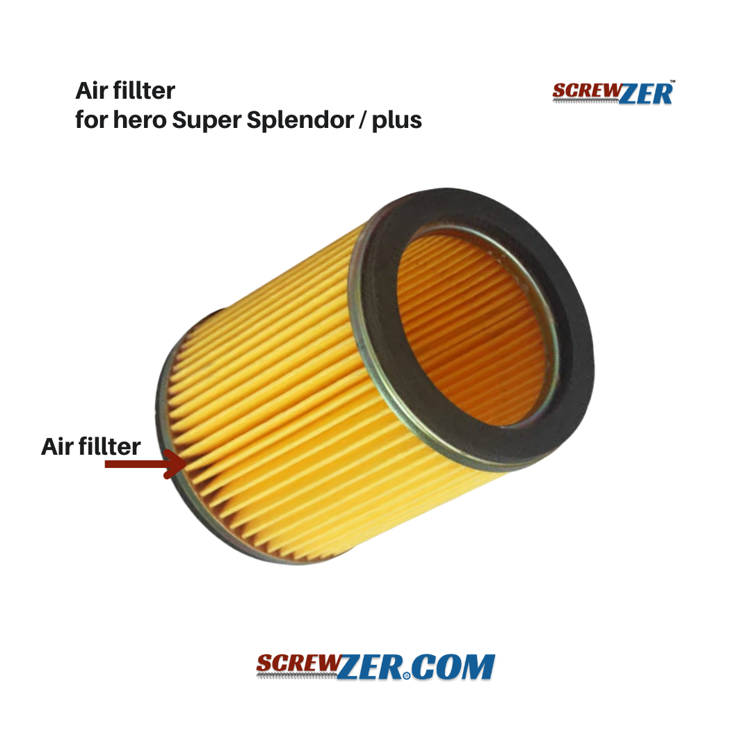 Air Filter for Hero Super Splendor Splendor plus SCREWZER