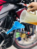 Two wheeler funnel