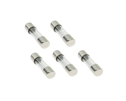 Premium Quality Glass Tube Fuses for Every Vehicle- 7.5A-10A-15A x 2pc Pack of 6pc